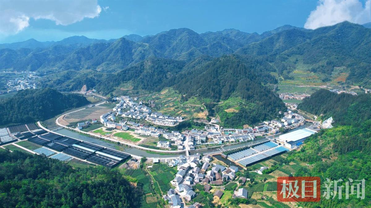 空中鳥瞰肖家邊村